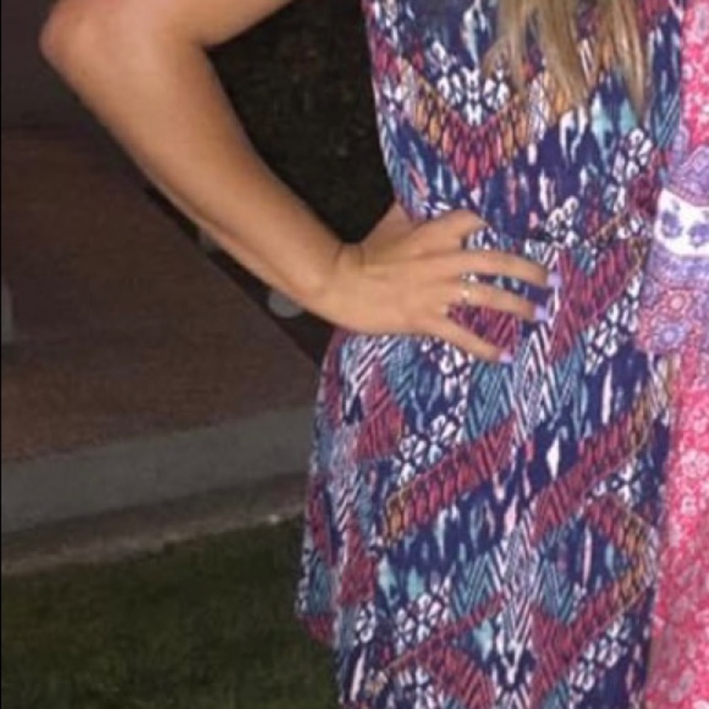 STRAPLESS MULTI COLOR DRESS - Picture 4 of 4